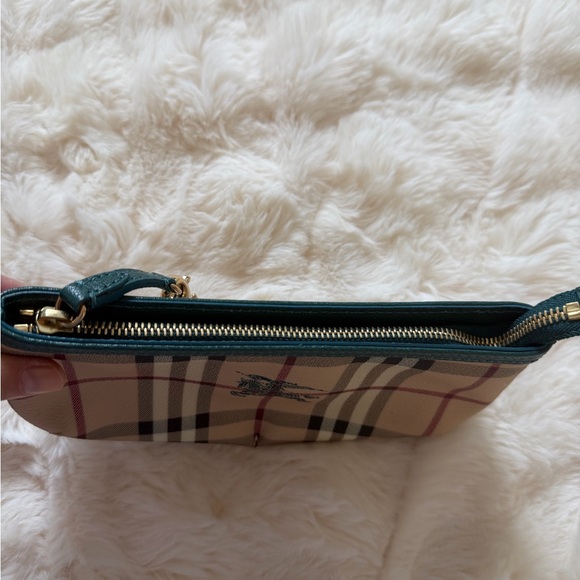 Burberry Tan Plaid Clutch with Green Trim(NWT) - Picture 4 of 5